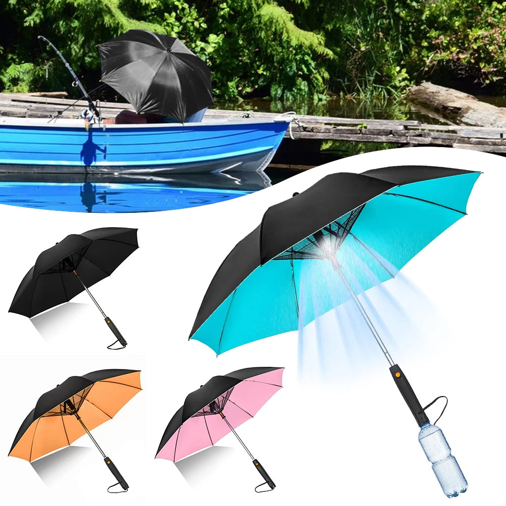 Portable Umbrella with Fan & Misting Graceland International Trading