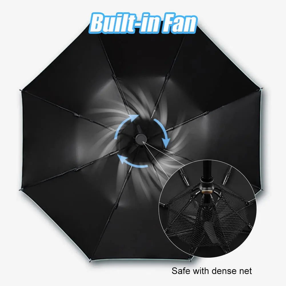 Portable Umbrella with Fan & Misting Graceland International Trading