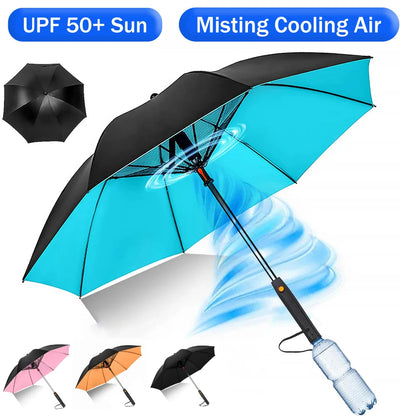 Portable Umbrella with Fan & Misting Graceland International Trading